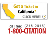 Got a Ticket in California? Click Here